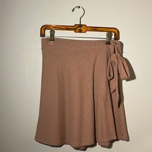 American Eagle Brown Wrap Skirt